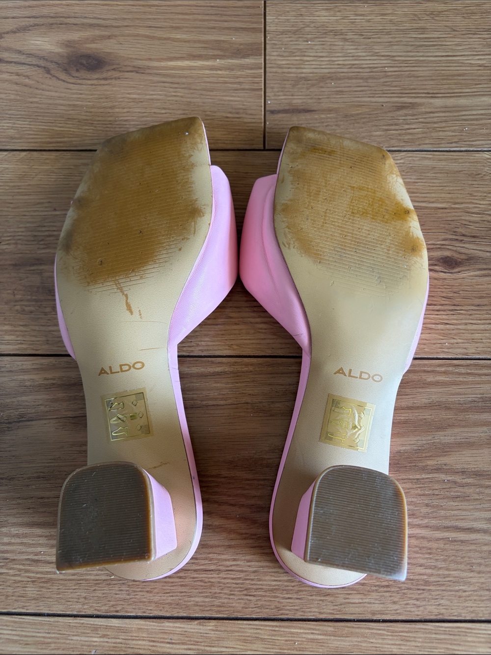 ALDO Aneka Block-Heel Mule Dress Sandal Size 8 - Picture 5 of 6